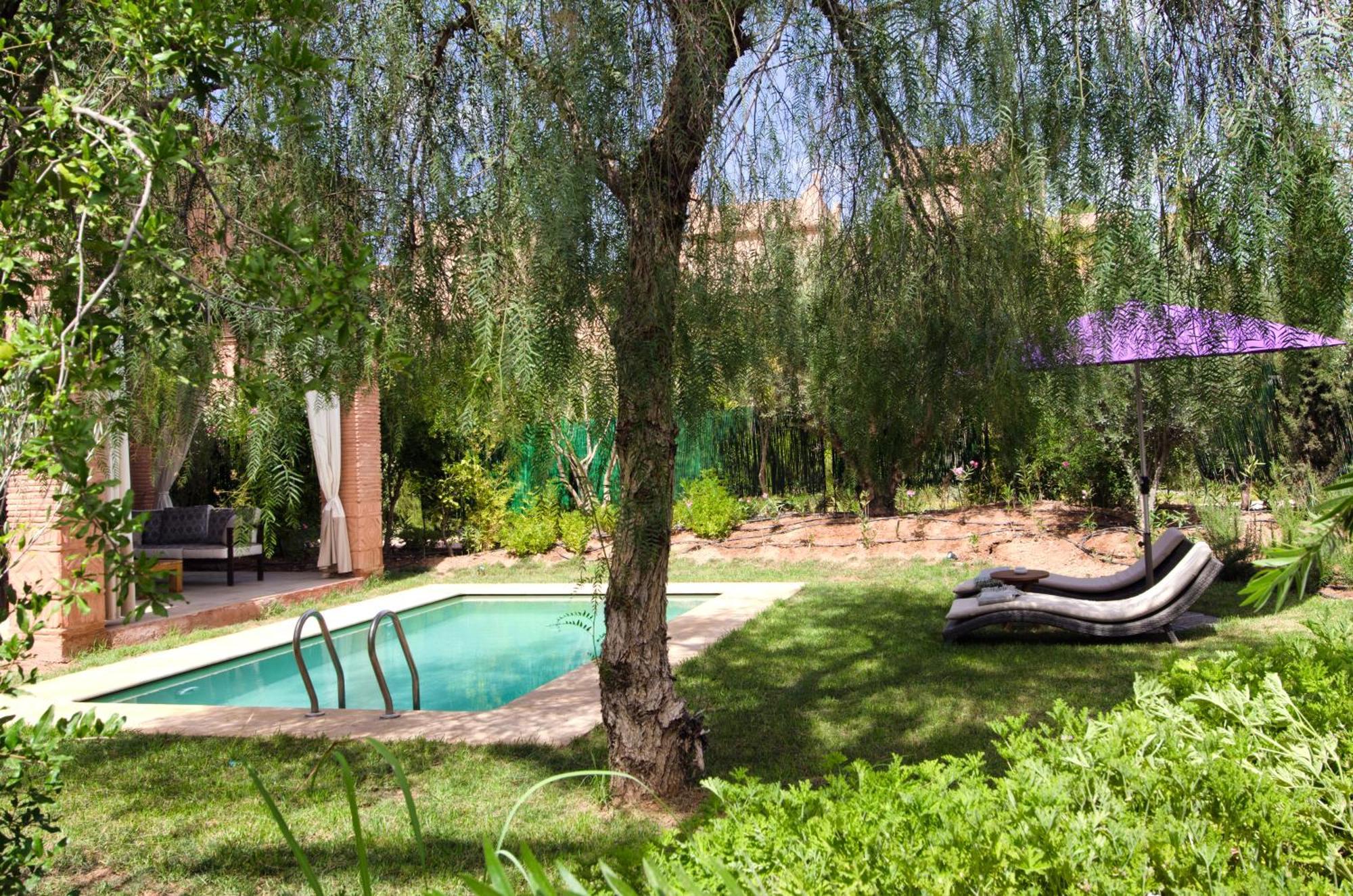 Tigmiza Boutique Hotel & Spa Ouled Jelal Zimmer foto The garden of the Riad
